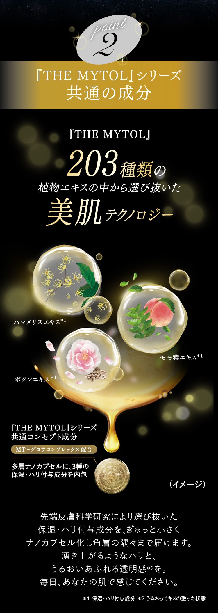 ポイント2THEMYTOLシリーズ共通の成分