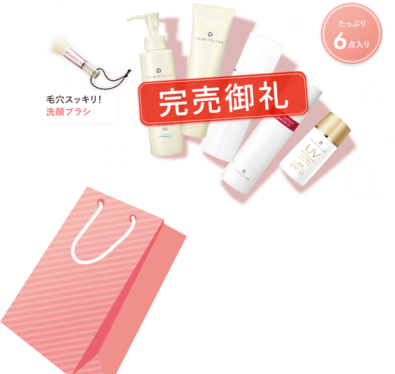 たっぷり6点入り セット内容の画像
